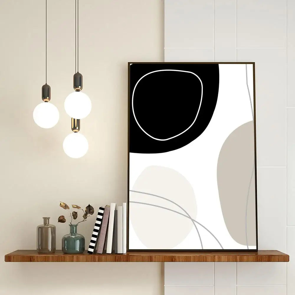 Abstract Bohemian Wall Art Poster Boho Movie Sticky Posters Vintage Room Home Bar Cafe Decor Room Wall Decor