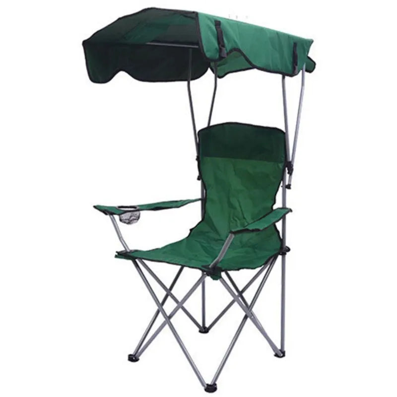 K-star Outdoor Products Folding Chairs Portable Folding Beach Chairs With Sunshades Camping And Stall Chairs Wholesale New 2024