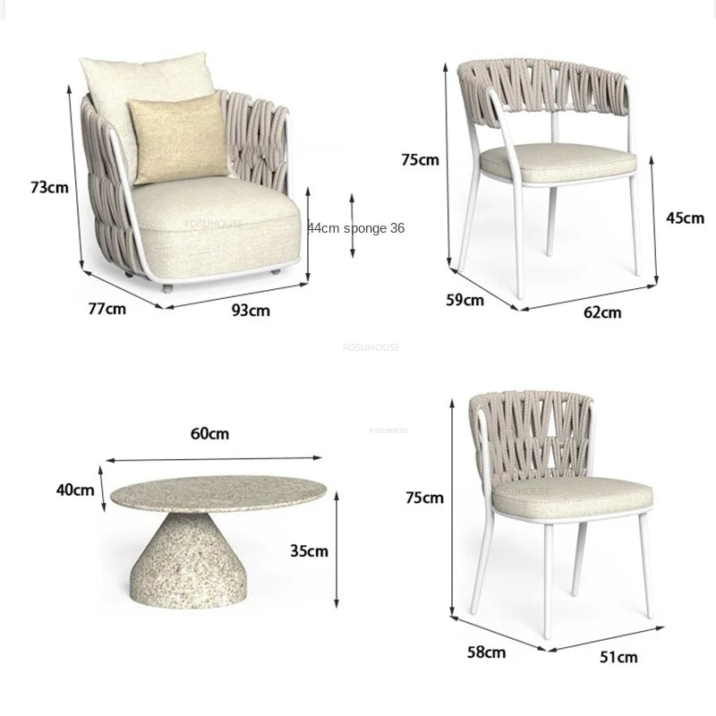 Outdoor Nordic Patio Furniture