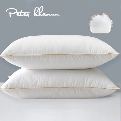 Peter Khanun 95% Goose Down Pillows Neck Pillows For Sleeping Bed Pillows 100% Cotton Shell 50x70cm,1 Pcs