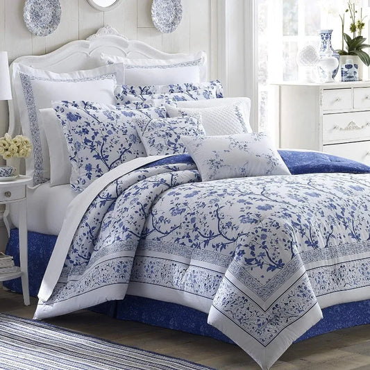 Duvet Cover Set, Reversible Cotton Bedding with Matching Shams, Home Decor for All Seasons