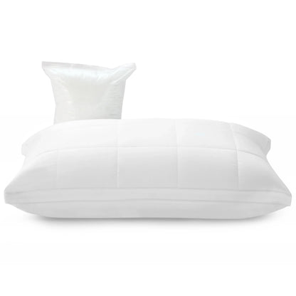 New , Adjustable, Fluffy Bed Pillow with Down Alternative filling, Soft Gusseted Pillow