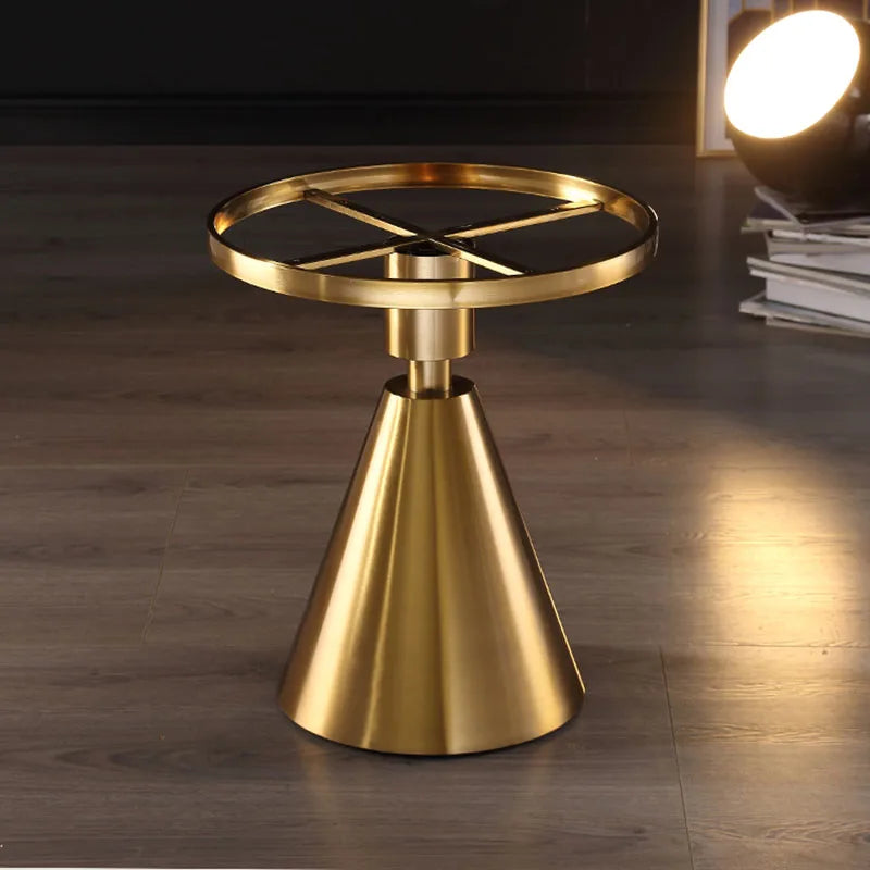 Round Marble Small Coffee Tables Design Luxury Modern White Coffee Tables Living Room Nordic Effect Table Basse Home Furniture - LUXHOME