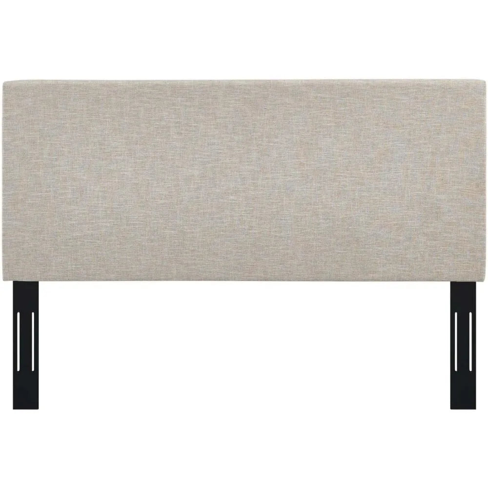 Claire Linen Fabric Upholstered King and California King Headboard in Beige