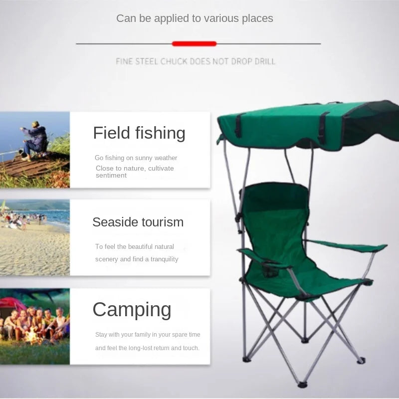 Outdoor Folding Chairs With Sunshades