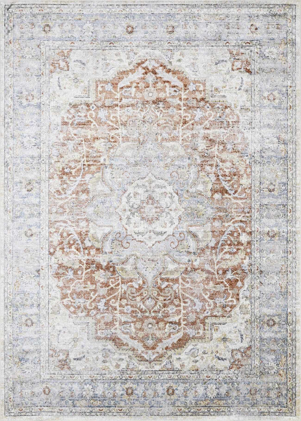 Emke Flat Pile Washable Rug