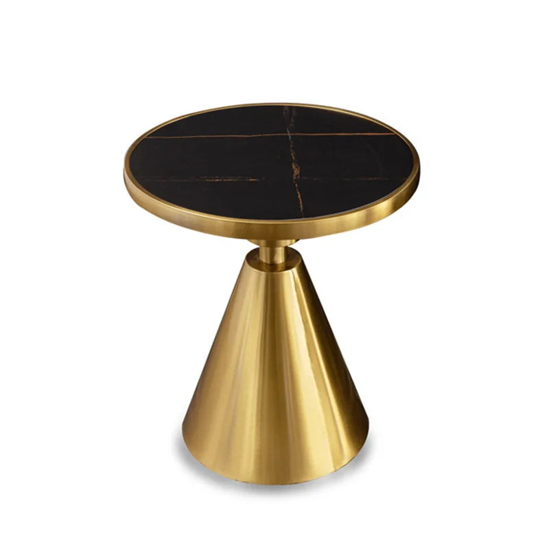 Round Marble Small Coffee Tables Design Luxury Modern White Coffee Tables Living Room Nordic Effect Table Basse Home Furniture - LUXHOME