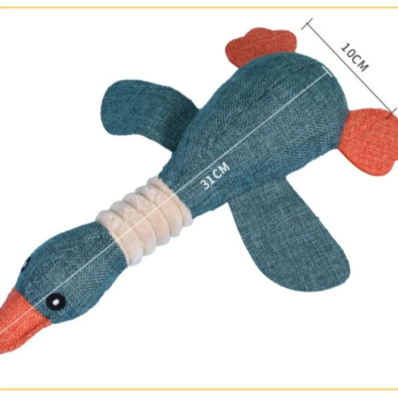 Wild Goose Plush Dog Toy