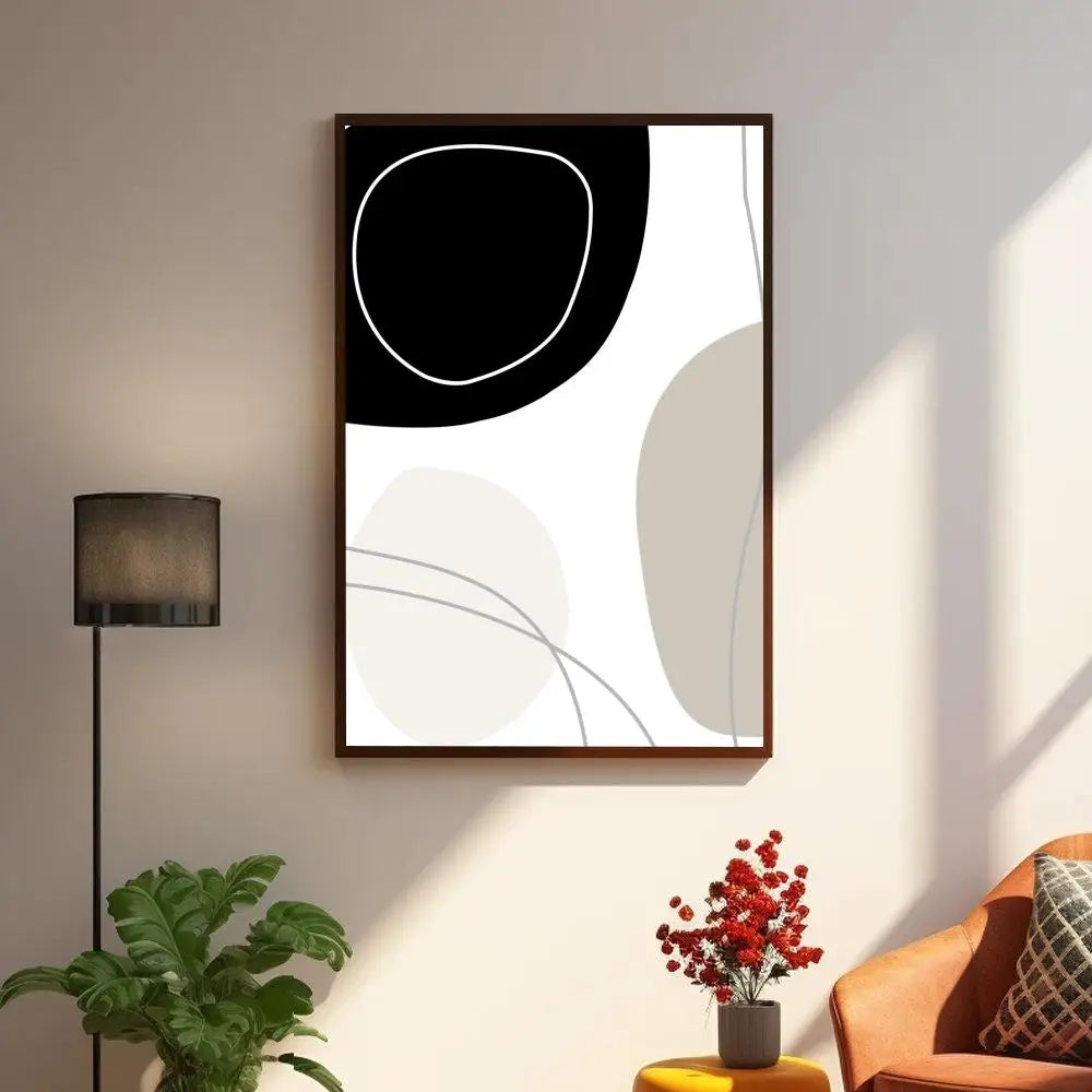 Abstract Bohemian Wall Art Poster Boho Movie Sticky Posters Vintage Room Home Bar Cafe Decor Room Wall Decor