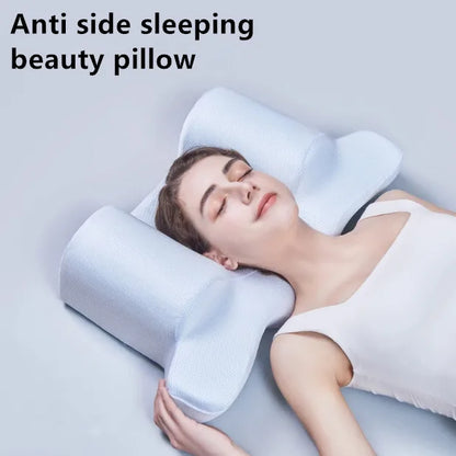 Sleeping Beauty Pillow Anti-Wrinkle Neck Protection Sleep Memory Foam Pillow Comfortable Soft Skin Care Bedding Cool Face Pillow