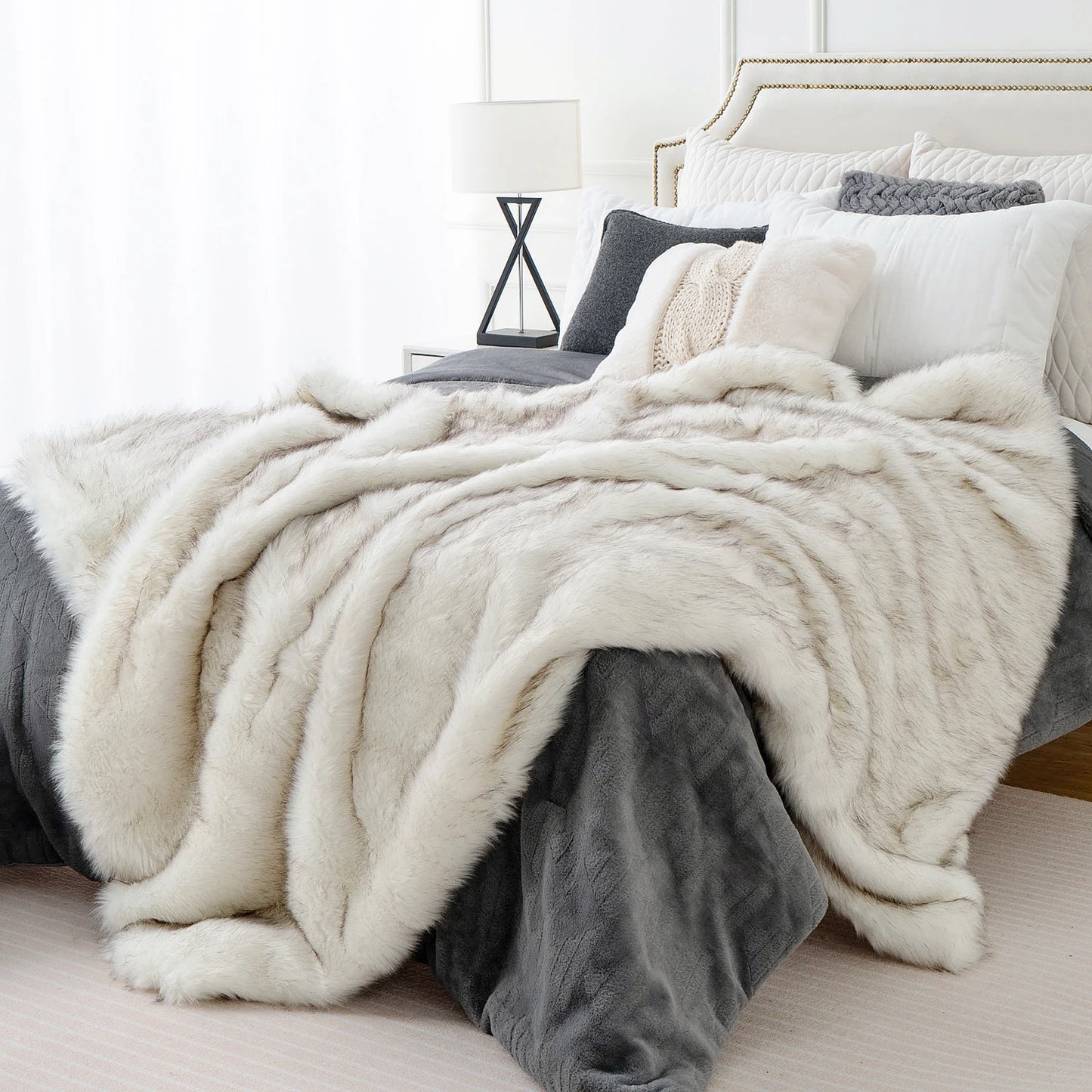 LUX Soft Faux Fur Blanket