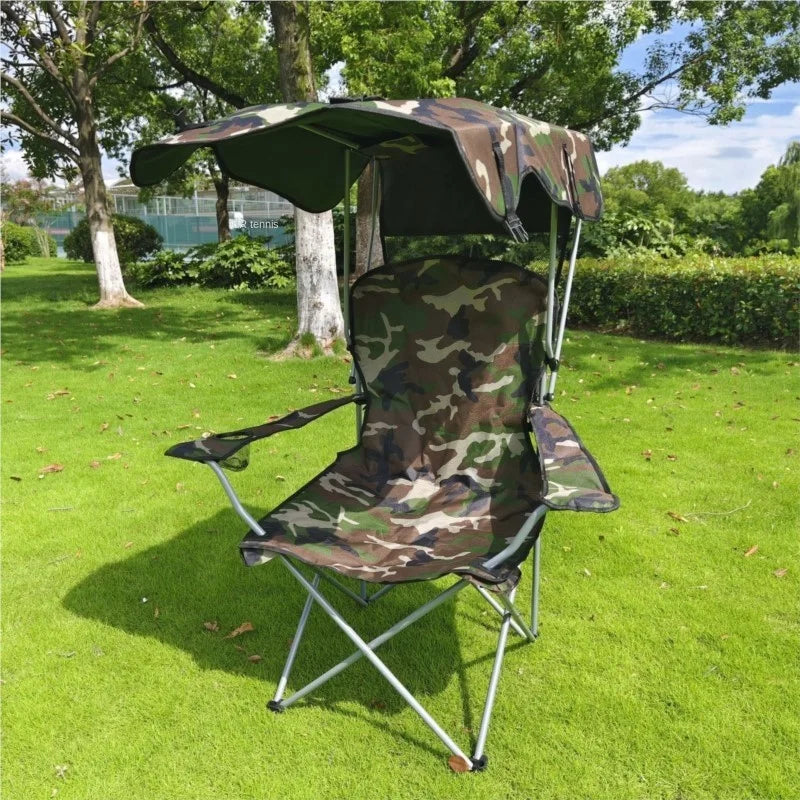 K-star Outdoor Products Folding Chairs Portable Folding Beach Chairs With Sunshades Camping And Stall Chairs Wholesale New 2024