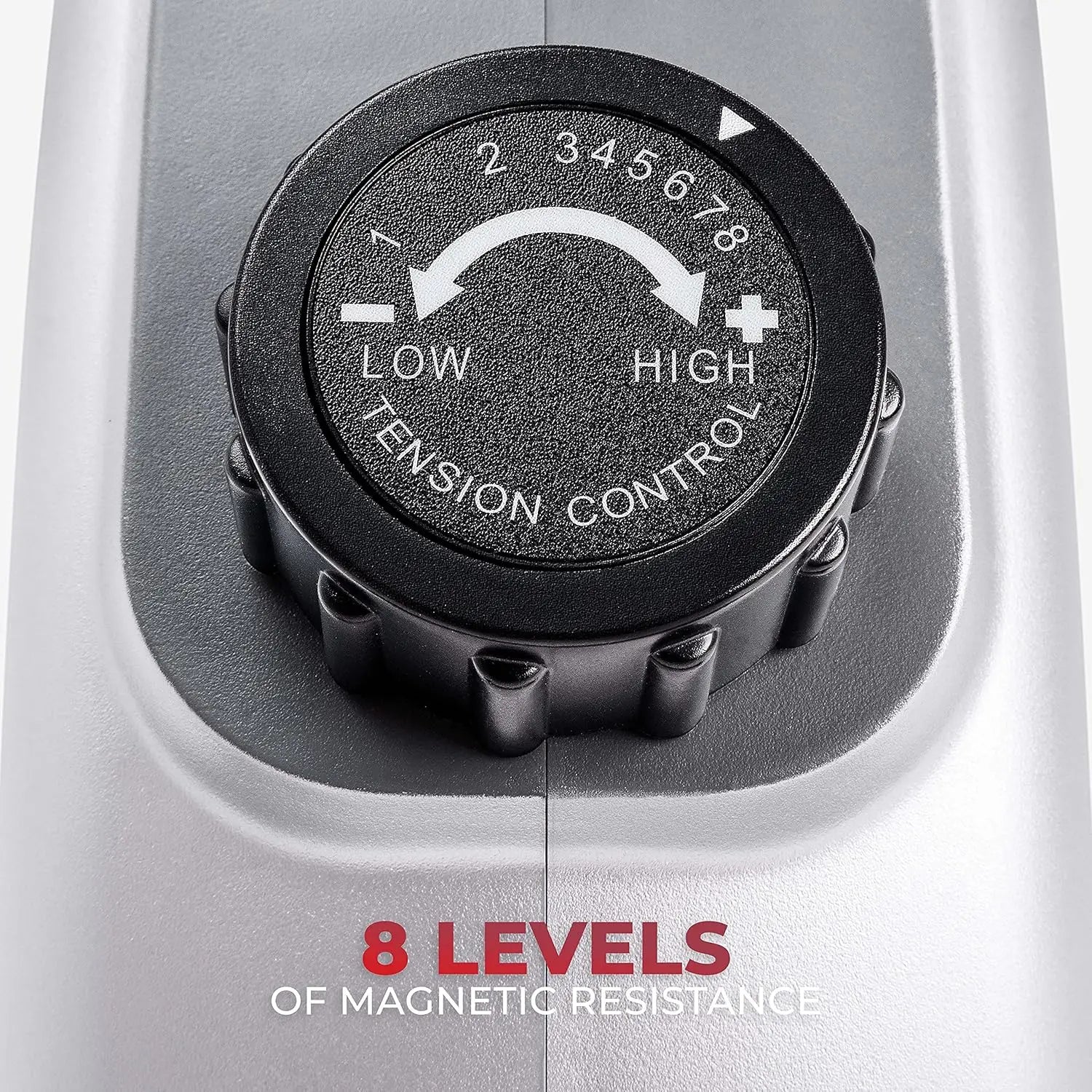 Health & Fitness Magnetic Under Desk Mini Exercise Cycle Bike, Dual Function Pedal Exerciser with Digital Monitor and Carr