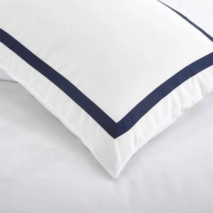 Luxury Bedding Sets White Quilt/Duvet Cover Set Squares Comforter Bedding Cover Pillowcase Bed Linen King Queen Bedclothes