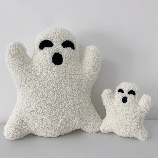 Halloween Ghost Pillow Plush White Ghost Pillow Halloween Gift Home Decoration Art Home Textile Cushion Fun Pillow