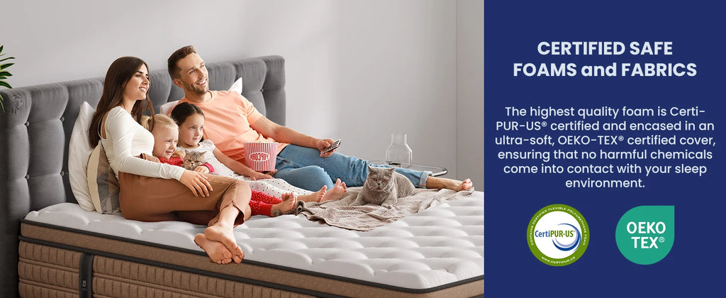 BedStory 12 Inch Full/King Hybrid Gel Memory Foam Mattress, Queen Size Mattress with Breathable Fabric for Comfortable Sleep