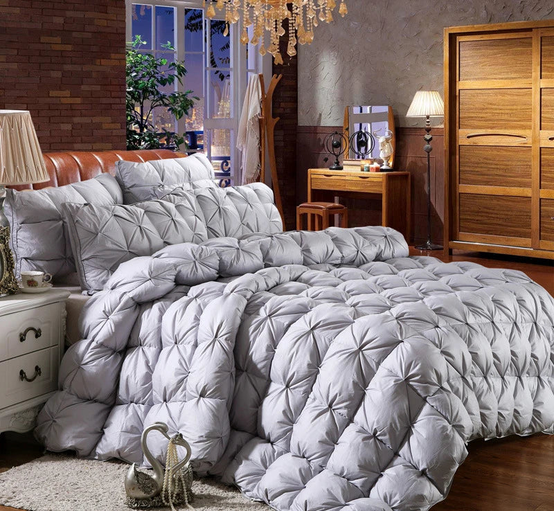 Duvet 95 White Goose Down Winter Thickened Single Double Goose Down Spring and Autumn Quilt Core Warm Gift Down Comforter
