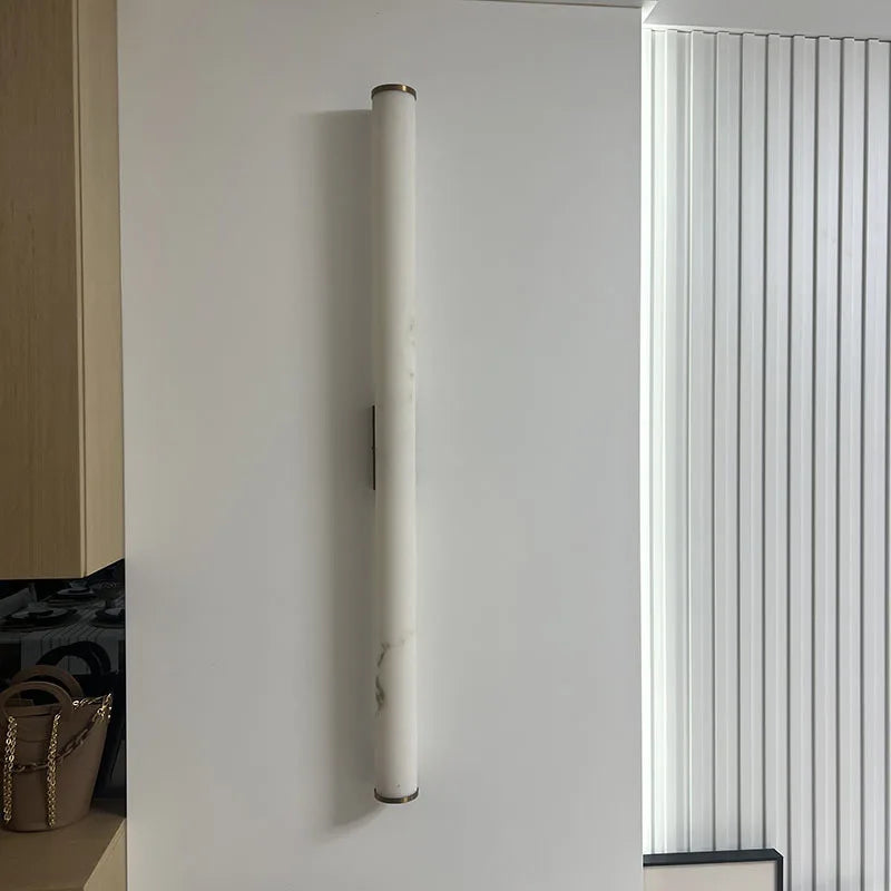 Marble LED Wall Lamp AC110V 220V 3 Color Dimming