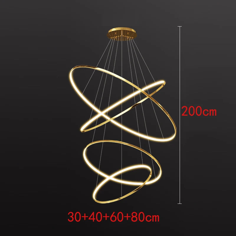 Nordic home decoration, stair chandelier, living room bedroom and dining room Pendant lights, ceiling light, indoor lighting