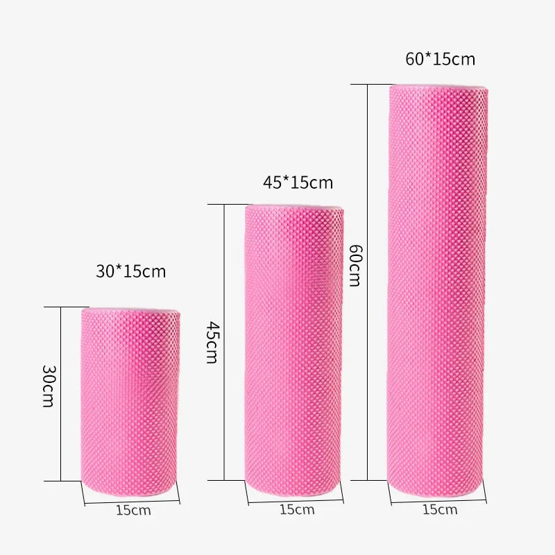 1Pcs 15*45cm EVA Round  Foam Roller For Yoga Pilates Fitness Equipment Balance Pad Yoga Blocks With Massage Floating Point