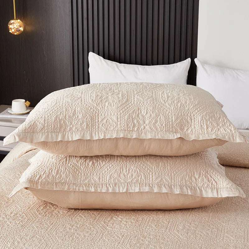 CHAUSUB Cool Summer Quilts 3PCS 60S Count Silky Bedspreads on the Bed Queen Size Coverlet Sets Quilted Comfoter