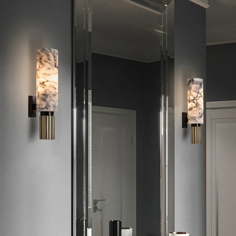 Modern Marble Wall Sconce