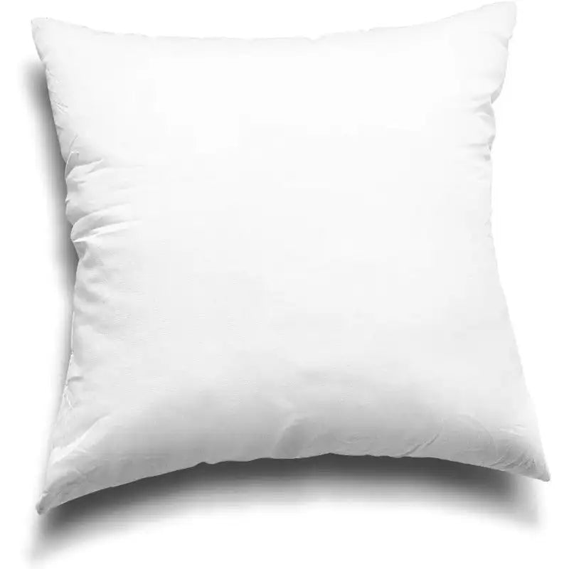 Throw Pillow Insert, Lightweight Soft Polyester Down Alternative Decorative Pillow, Sham Stuffer, Machine Washable. White, 18x18