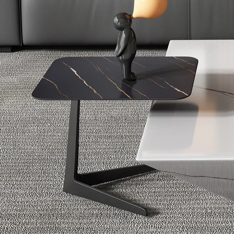 Corner Marble Elegant Coffee Tables Nordic Dining Luxury Coffee Tables Hotel Floor Stolik Kawowy Living Room Furniture YQ50CT - LUXHOME
