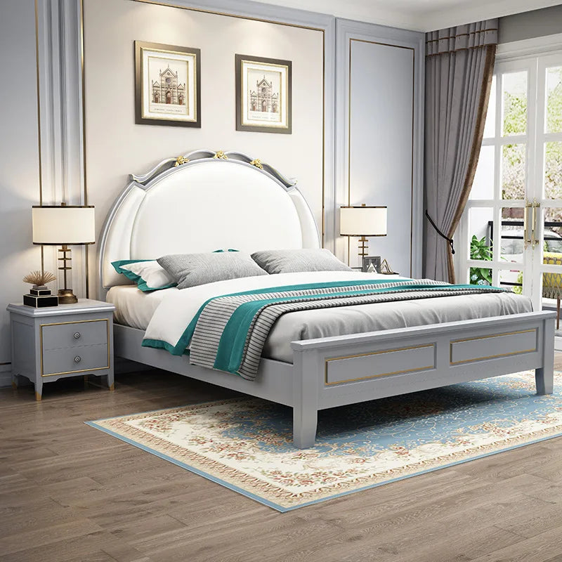 Adjustable Twin Frame Single American Gas Lift bed California super king bed solid wood frame queen size upholstered beds