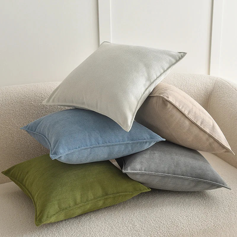 Chenille Throw Pillow Covers