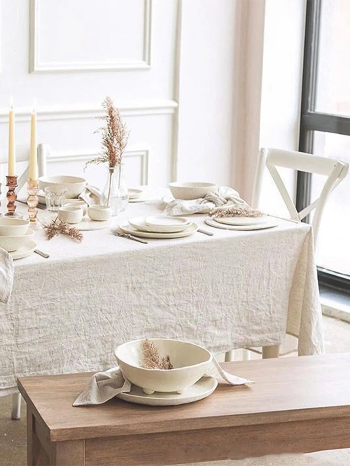 Modern Cotton Linen Tablecloth Home Decoration Tablecloth Wedding Decoration Tablecloth