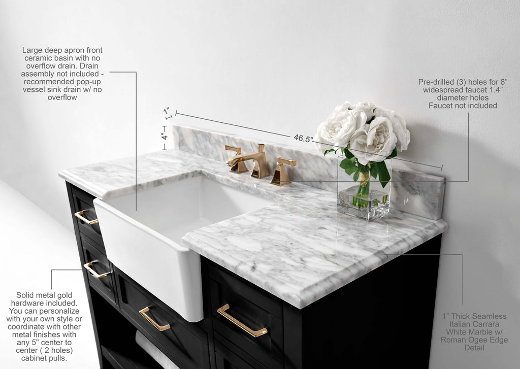 Hayley 48" Bath Vanity Set