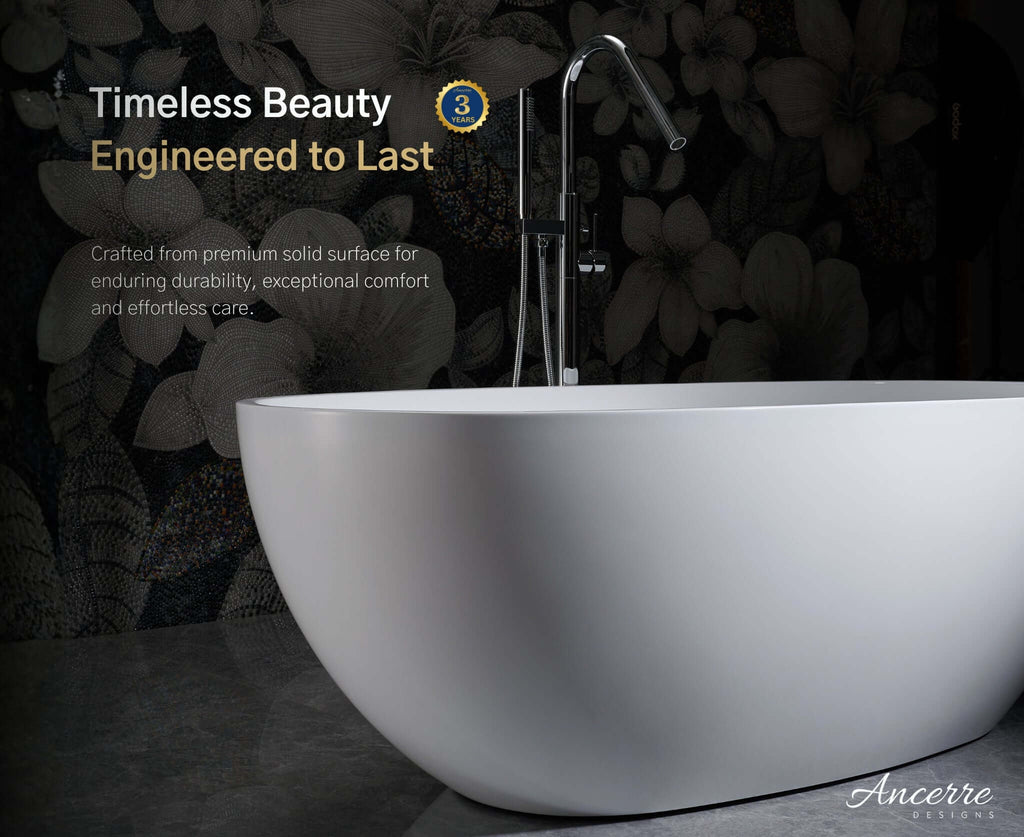 STONEBROOK Freestanding Acrylic Bathtub