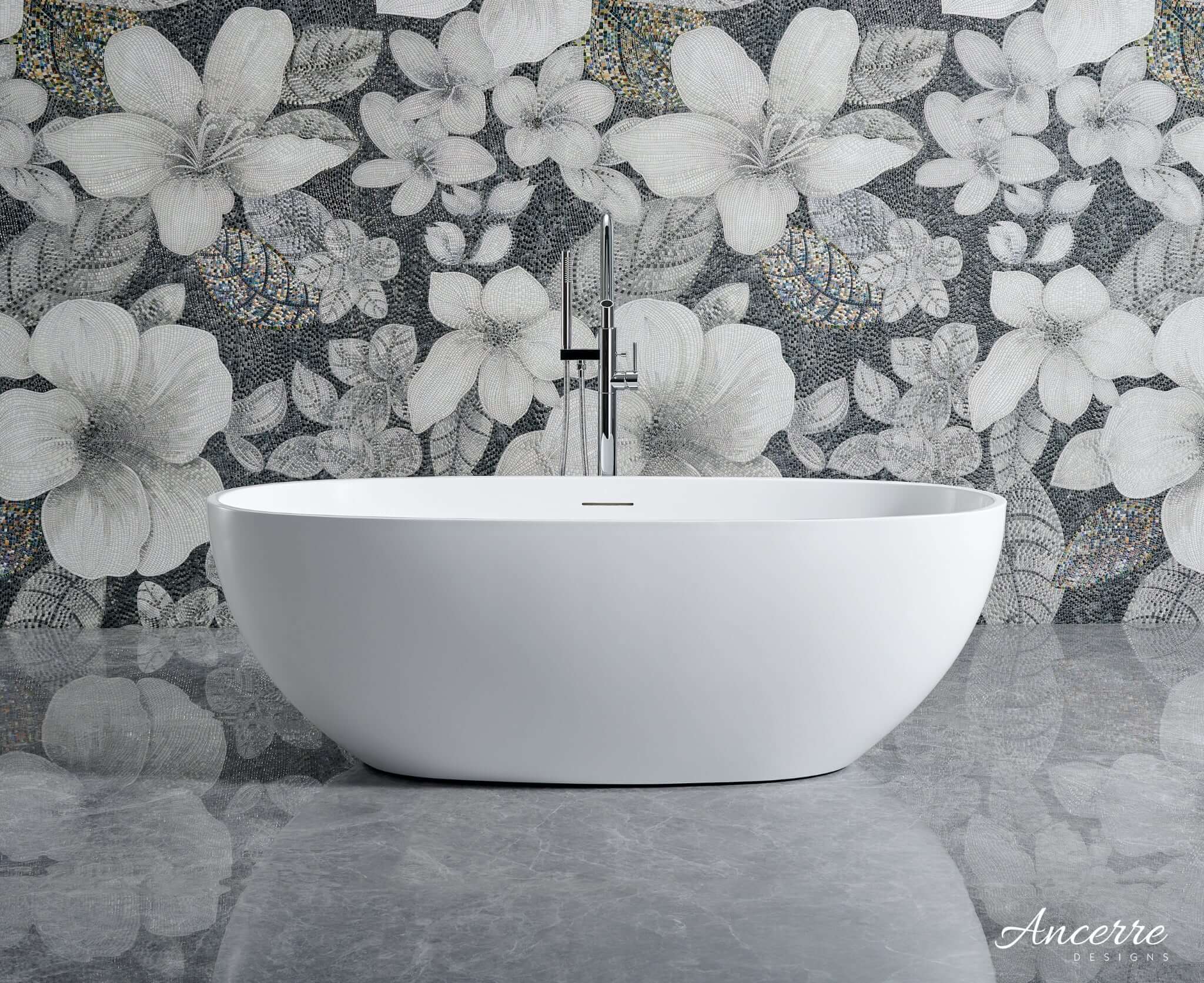 STONEBROOK Freestanding Acrylic Bathtub