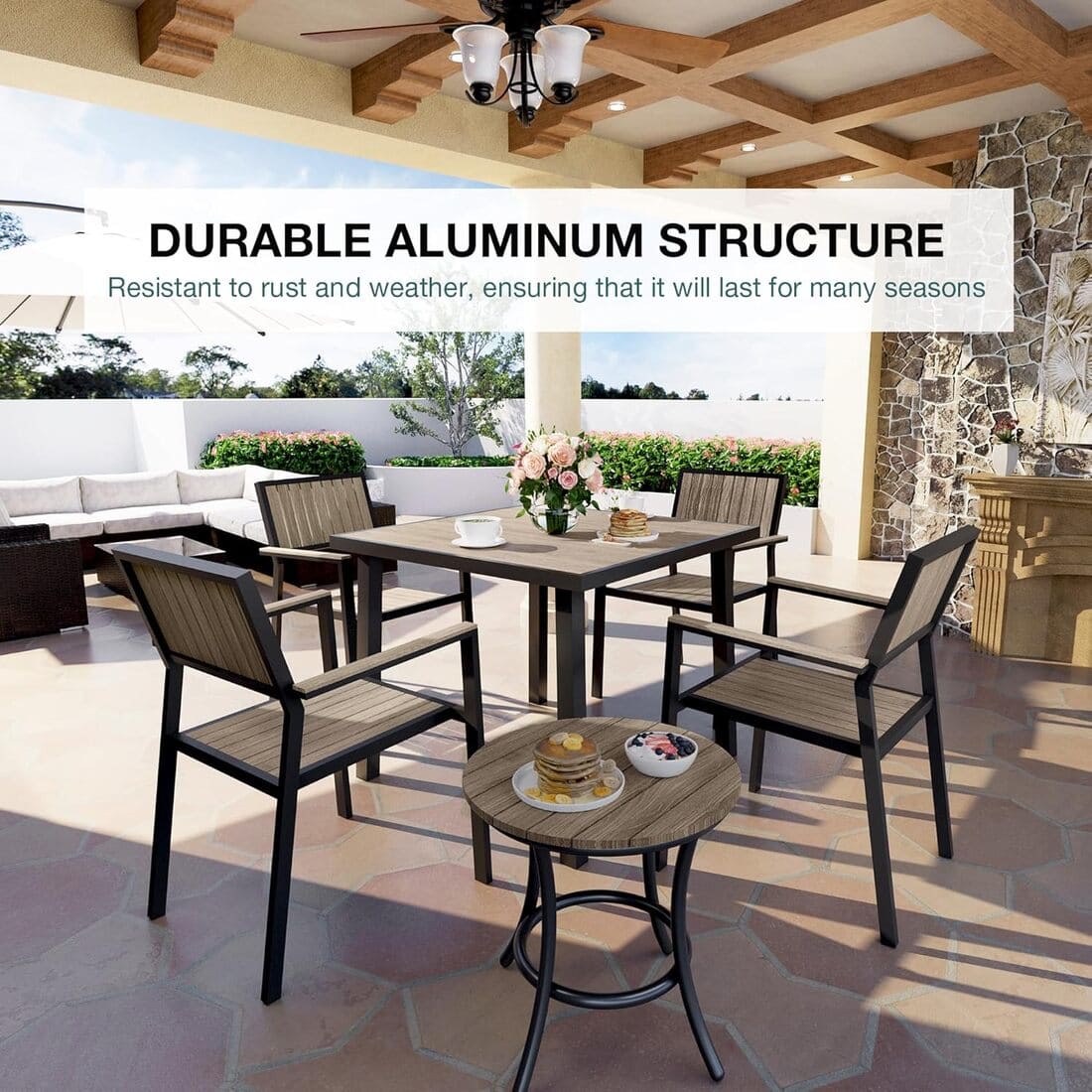 Grain Outdoor Dining Set, 8-Piece
