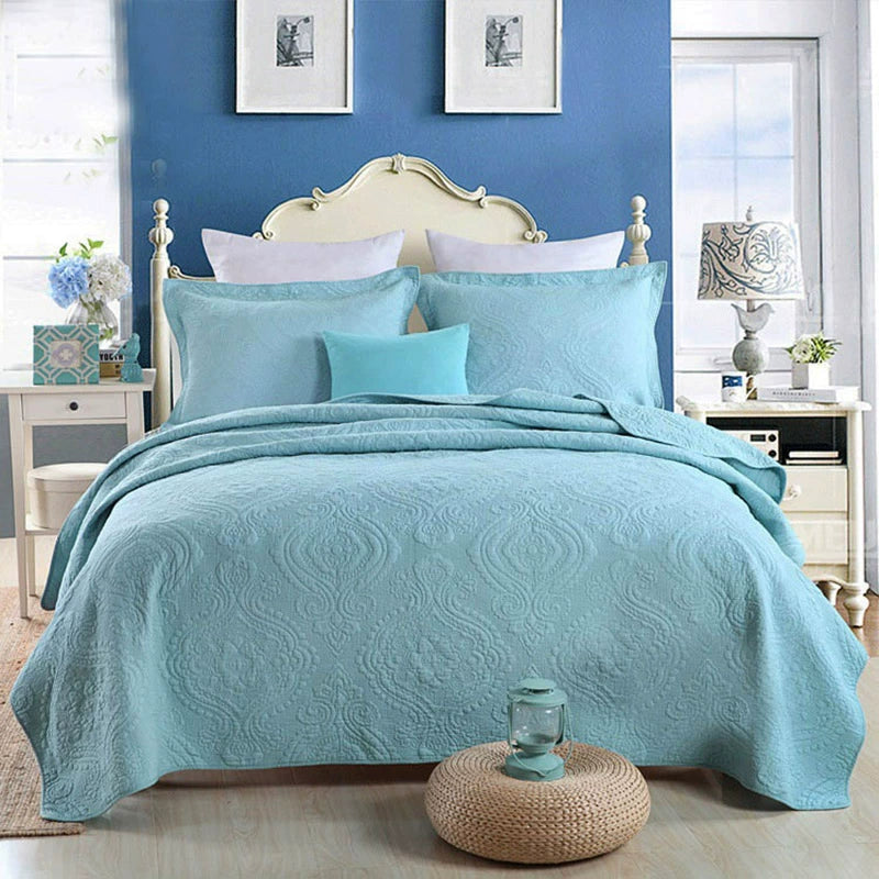 American-Style Large Cotton Quilting Embroidery Foreign Trade Bedspread