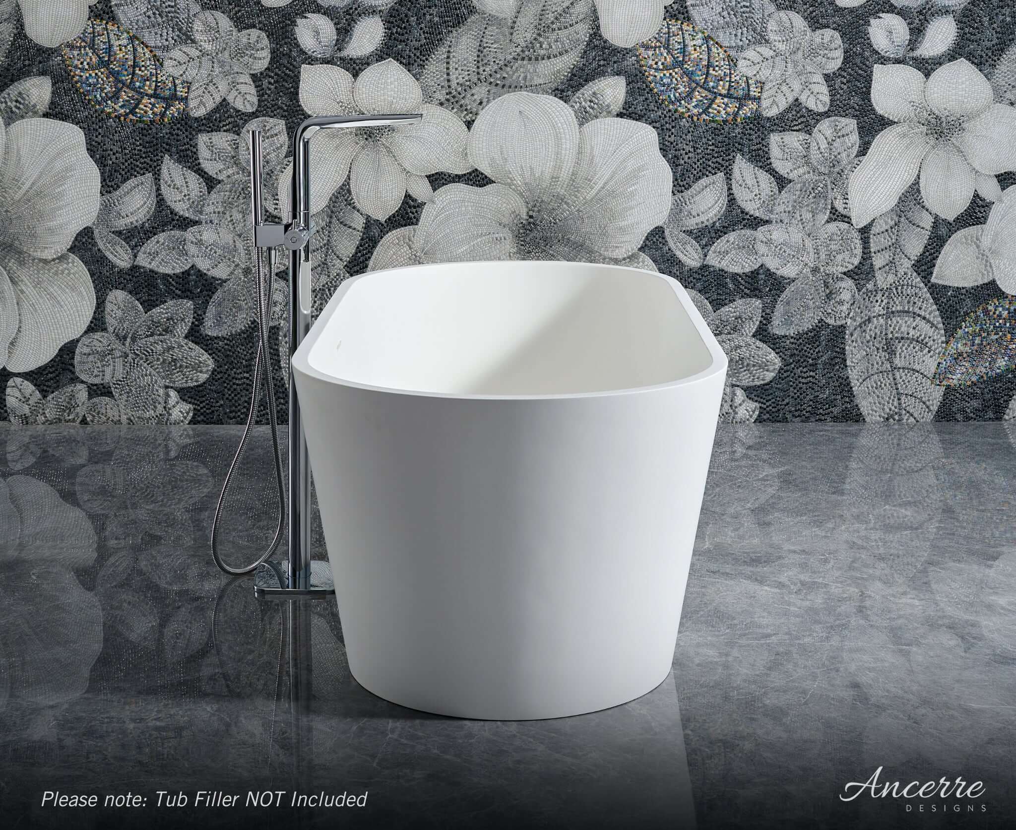 Tranquil Freestanding Solid Surface Bathtub