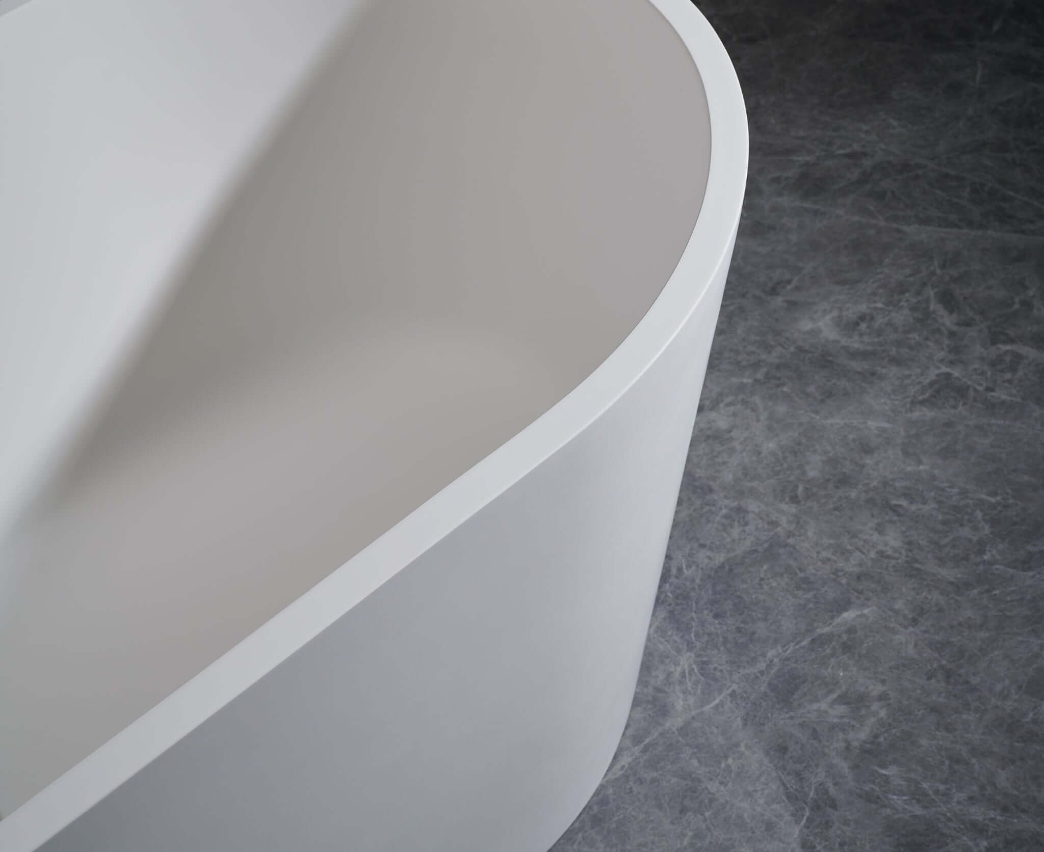 Tranquil Freestanding Solid Surface Bathtub