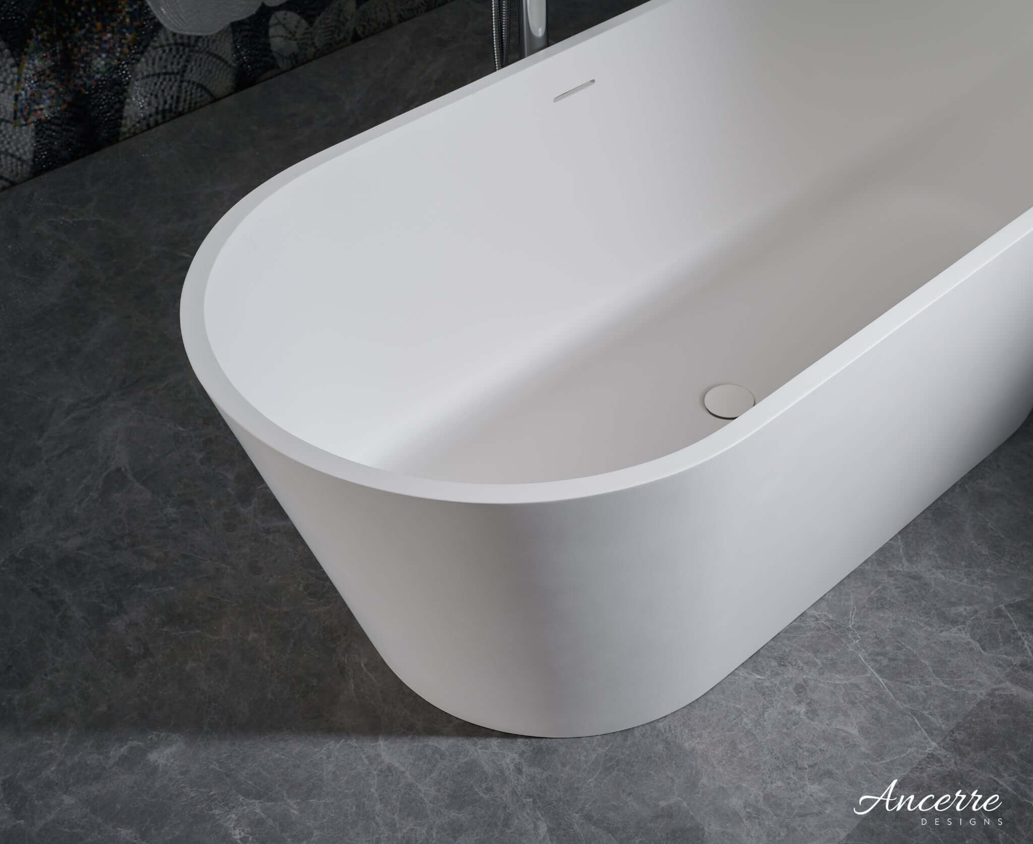Tranquil Freestanding Solid Surface Bathtub