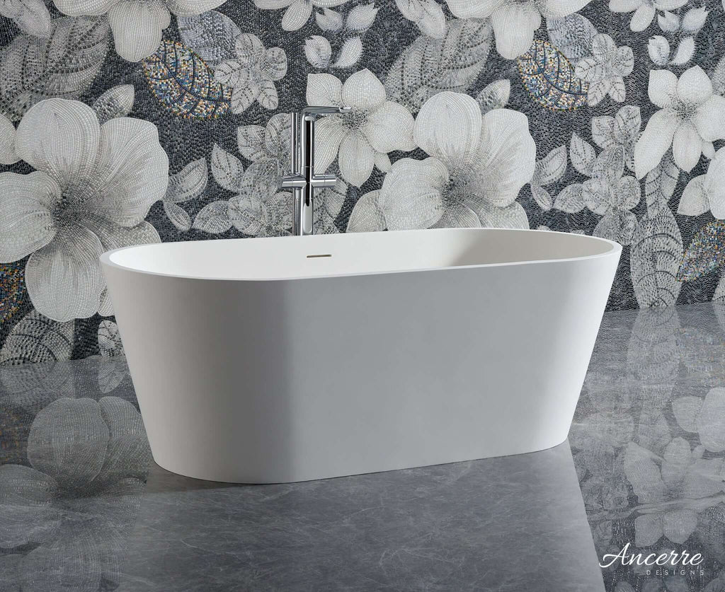 Tranquil Freestanding Solid Surface Bathtub