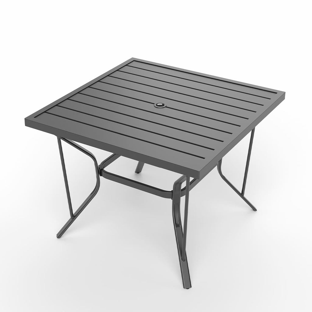 Lume Textilene Outdoor Dining Set, 5-Piece, Full Swivel