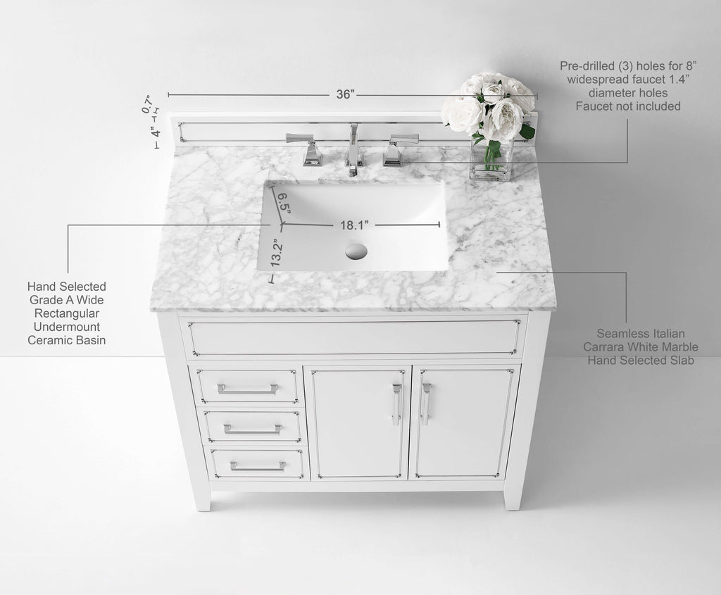 Aspen 36" Bath Vanity Set