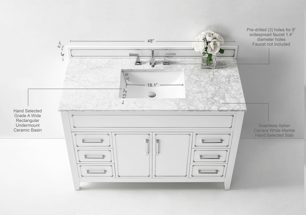 Aspen 48" Bath Vanity Set