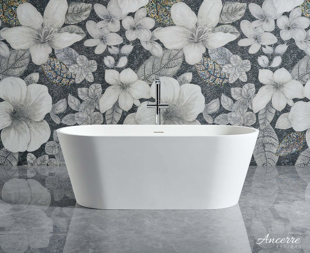 Tranquil Freestanding Solid Surface Bathtub