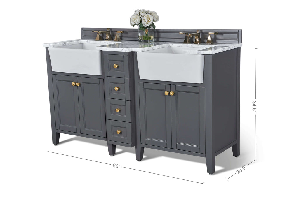 Adeline 60" Bath Vanity Set