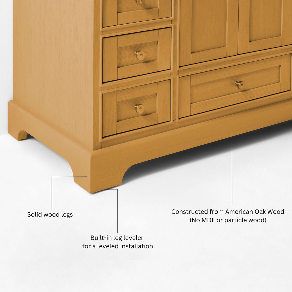 Audrey Bathroom Vanity in Sienna Finish