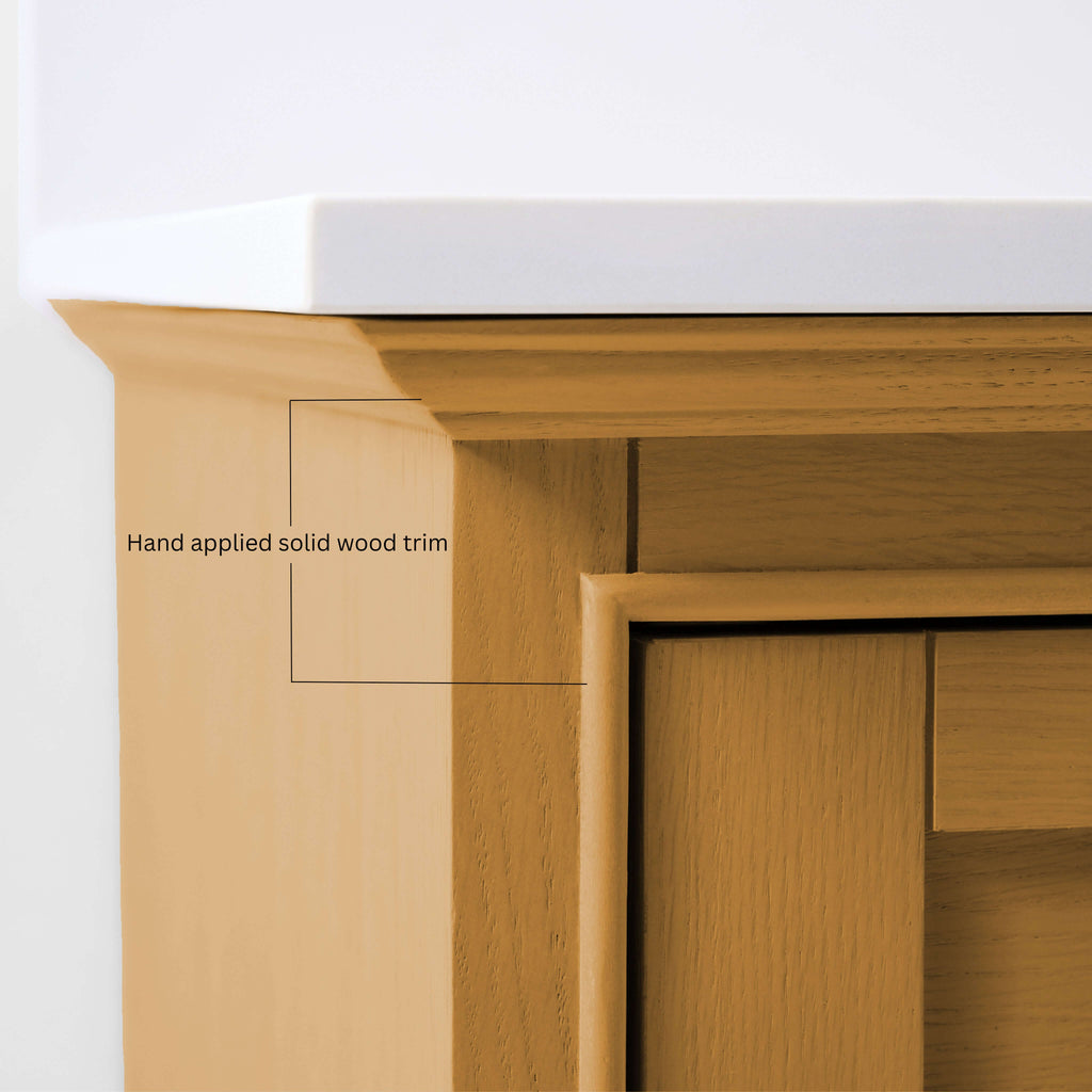 Audrey Bathroom Vanity in Sienna Finish