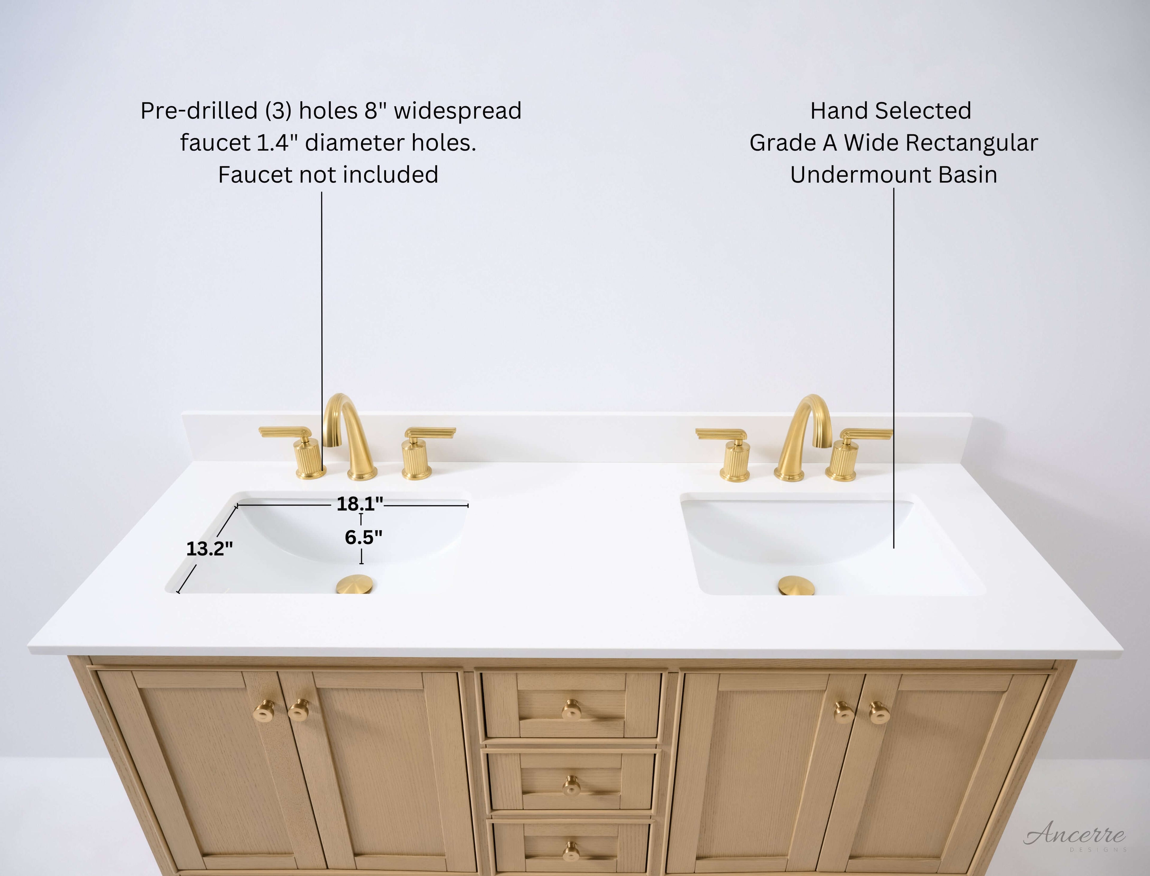 Audrey 60" Bath Vanity Set