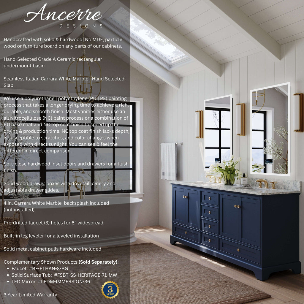Audrey 72" Bath Vanity Set