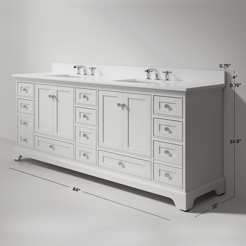 Audrey 84" Bath Vanity Set